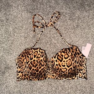 Victoria’s Secret Leopard Print Bikini Top